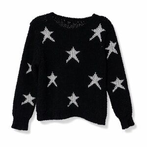 Vici Starry Night Black and White Sweater